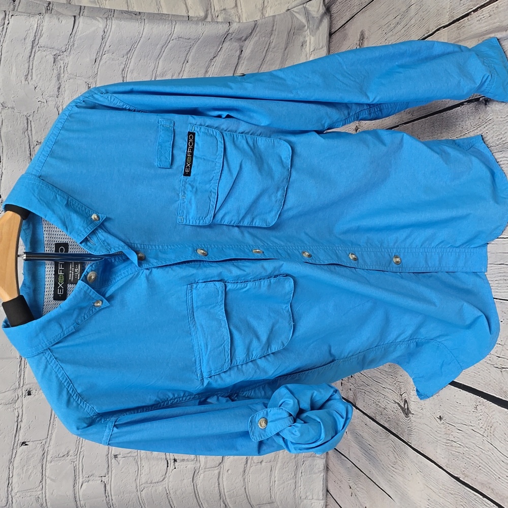 Exofficio Men's Vented Fishing/Hiking Shirt, Size LG. - Picture 5 of 10
